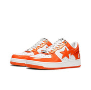 A Bathing Ape BAPE STA Low Sneakers White Orange