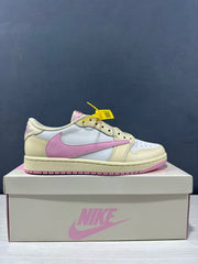 Jordan Travis Scott Air Jordan 1 Low OG Shy Pink Sneakers