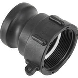 Global Industrial Polypropylene 2" Female NPS Pipe Thread x 2" Part A Camlock Adapter (WB493522)
