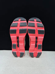 On Cloudmonster Sneakers in Light Gray and Coral