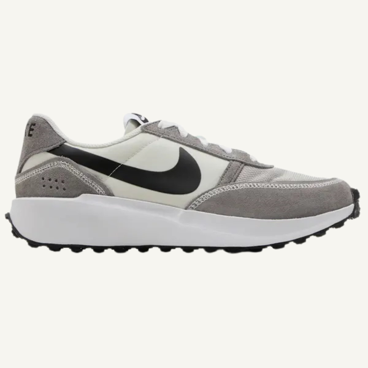 Nike Men's Grey Waffle Debut 'Flat Pewter' Sneakers, FJ4195-003