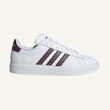 Adidas Women's White/Aurora Metallic Grand Court 2.0 Sneakers, ID2978