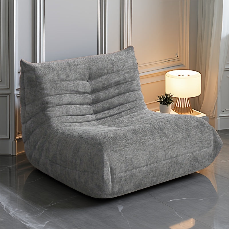 Adult Bean Bag Chair - Teddy Velvet Sofa Bed, Modern and Comfortable Lazy Sofa, Couple Sofa, Armless Cushioned Floor Chair, Suitable for A Variety Of Room Types, Game Sofa, Balcony Tatami, Multi-person Sofa Bed