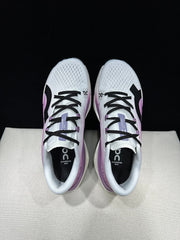 On Cloudboom Max White Purple Running Sneakers