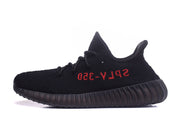 Yeezy 350 V2 Black Knit Low-Top Sneakers