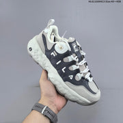 FILA Chunky Sole Sneakers in Cream and Charcoal