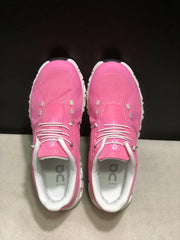 On Cloud 6 Sneakers in Pink and White