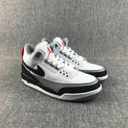 Jordan Air Jordan 3 White Grey Black Red Sneakers
