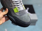 Jordan 4 Retro Gray Green Sneakers