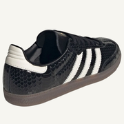 Adidas Originals Women's Black "Metallic Snakeskin" Samba OG Shoes, IH9015