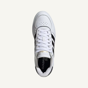 Adidas Women's White/Black Breaknet Sleek Sneakers, IH5426