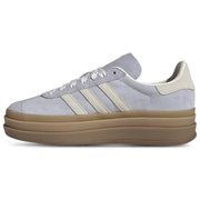 Adidas Originals Women's Blue/Cream Gazelle Bold Sneakers, IH4210