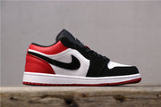Jordan Air Jordan 1 Low Black Toe Sneakers 553558-116