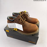 CAT Brown Low-Cut Lace-Up Utility Boots HL041901115