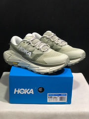 HOKA Skyline Float X Trail Sneakers, Gray Green
