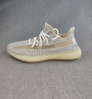 adidas Yeezy Boost 350 V2 Knit Sneakers, Gray and Cream