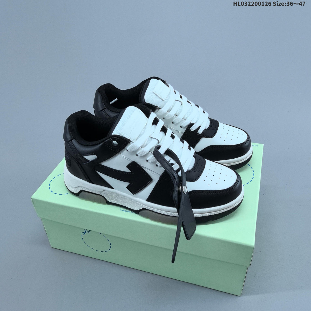 Off-White Out Of Office Low-Top Sneakers Black White