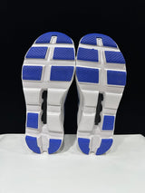 On Cloudmonster Running Shoes, Navy and White