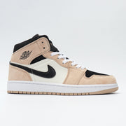 Jordan 1 Low BQ6472-800 Tan and Black Sneakers