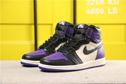 Air Jordan 1 Retro High OG Court Purple Sneakers 555088-501