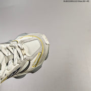 Balenciaga Monday Low-Top Sneakers in Gray and White