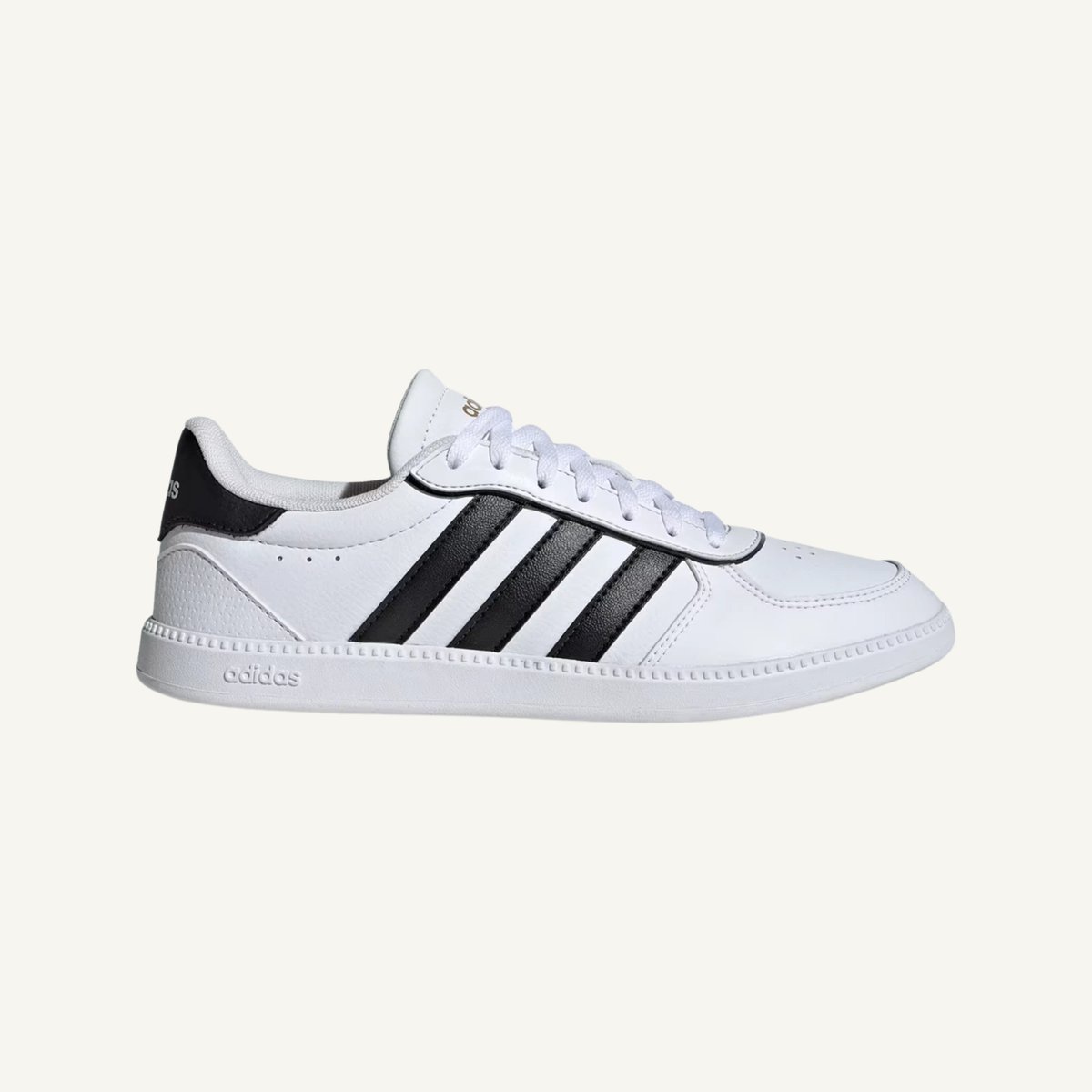 Adidas Women's White/Black Breaknet Sleek Sneakers, IH5426