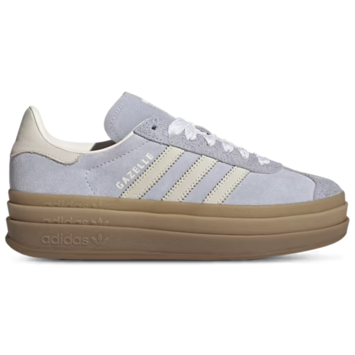 Adidas Originals Women's Blue/Cream Gazelle Bold Sneakers, IH4210