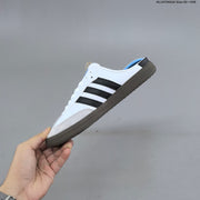 Adidas Originals Samba OG Mule Sneakers White Black LB3814