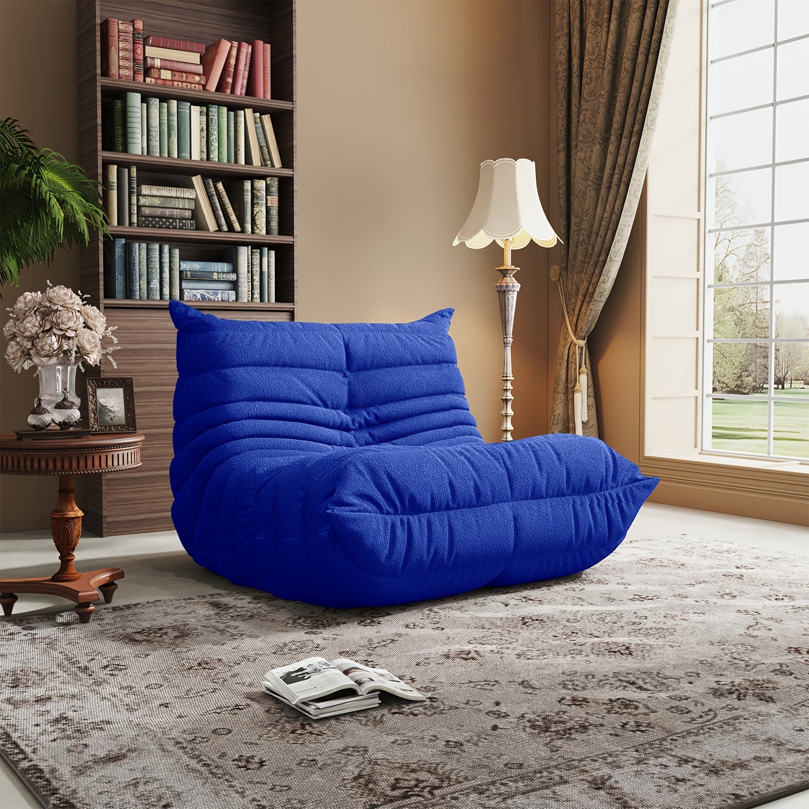 for CATERPILLAR Sofa, Modern Minimalist Style, Comfortable Lazy Sofa, Armless Cushion Floor Chair, Teddy Sofa Bed, Suitable for Various Room Types, Game Sofa, Balcony Tatami, Single - Double - Triple Sofa Bed, A Gift for Friends On Festivals.