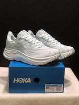 HOKA Clifton 10 White Running Shoes
