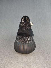 Yeezy 350 V2 Knit Sneakers in Black and Cream