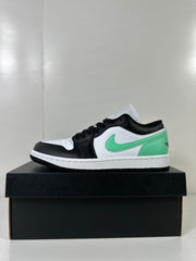 Jordan Air Jordan 1 Low White Green Black Sneakers 553558-131