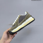 Maison Mihara Yasuhiro Larry Low-Top Sneakers in Olive