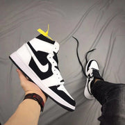 Air Jordan 1 High Black and White Sneakers
