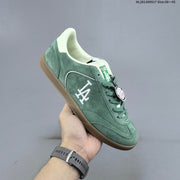 MLB Clubbie SD Low-Top Sneakers, White and Green