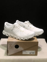 On Cloud 6 White Running Sneakers