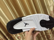 Jordan 4 Black and Gold High-Top Sneakers