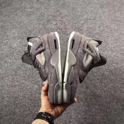 Jordan 4 KAWS Sample High-Top Sneakers in Grey