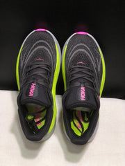 HOKA Arahi 8 Running Shoes, Black and Neon Yellow