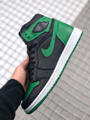 Air Jordan 1 High Pine Green Black Sneakers 555088-030