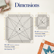 Kelori SlotMaster Precision Quilting Ruler