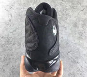 Air Jordan 13 Retro Black Cat Black Basketball Sneakers