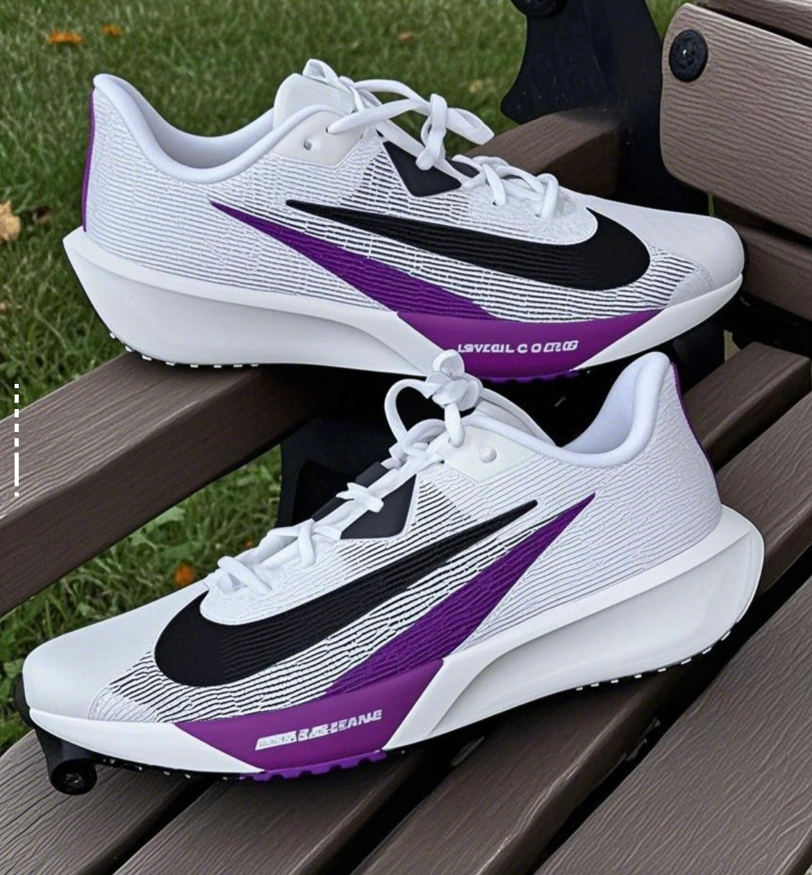 Nike Air Zoom Rival Fly 4 Running Shoes White Purple FV6040-100