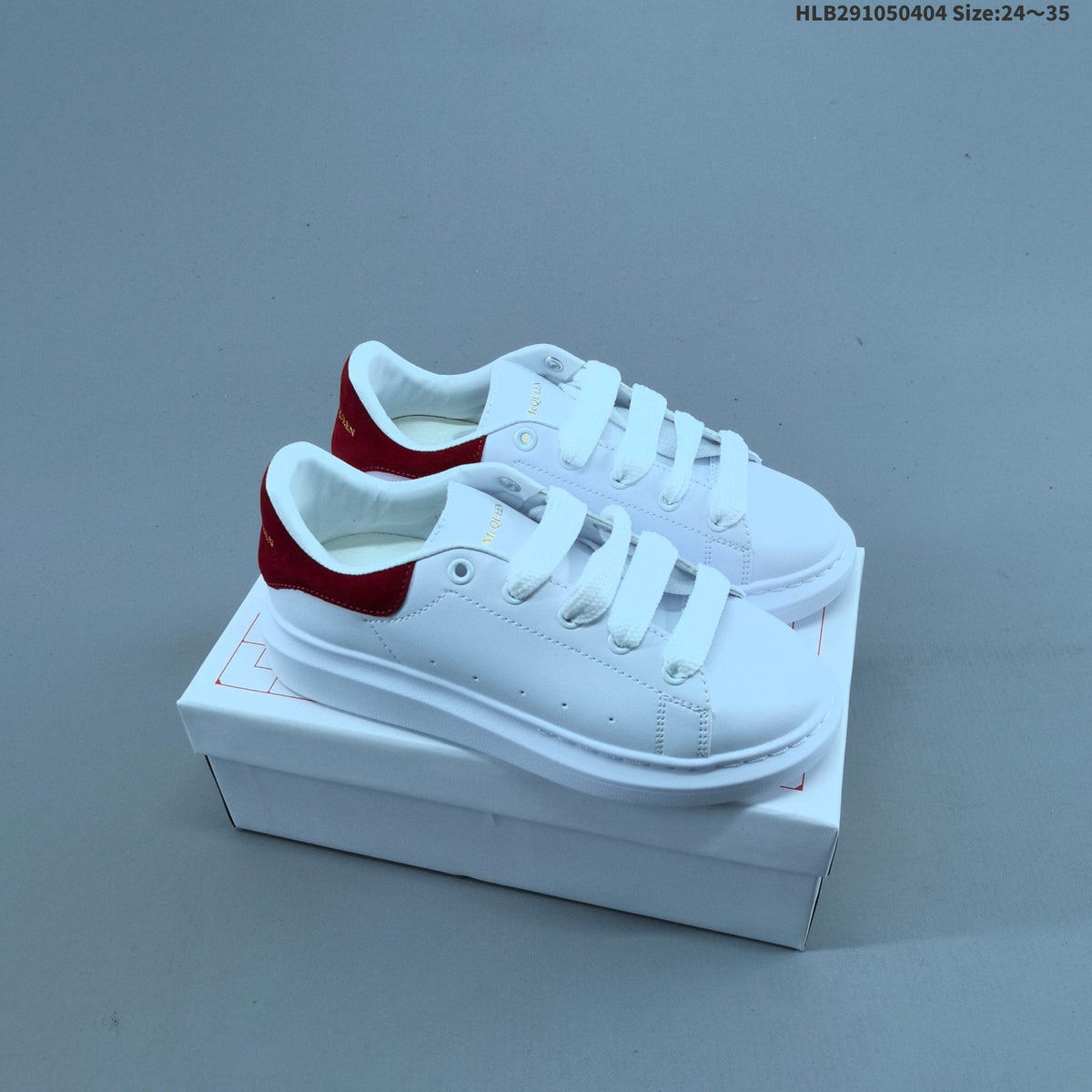 Alexander McQueen Kids Low-Top Sneakers with Hook-and-Loop Straps