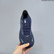 HOKA Clifton 10 Running Shoes in Navy and Black