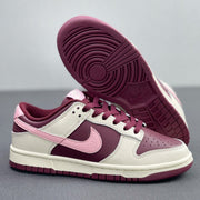 Nike Dunk Low Valentine’s Day Sneakers Burgundy Pink DR9705-100