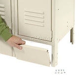Global Industrial Front Base For 12"W X 6"H Tan Locker (WB652080TN)