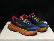 HOKA Skyline Float X Trail Sneakers Navy Orange