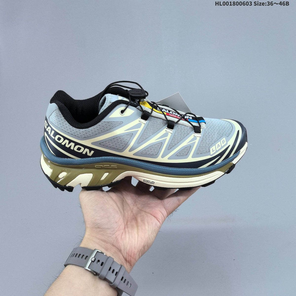 Salomon XT-6 GTX Trail Running Shoes in Gray
