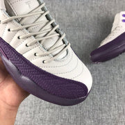 Jordan Air Jordan 12 White Purple Sneakers 510815-001